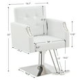 thumbnail image 2 of BarberPub Classic Hydraulic Pump Salon Chair, Barber Chair for Hair Stylist, 2 of 7