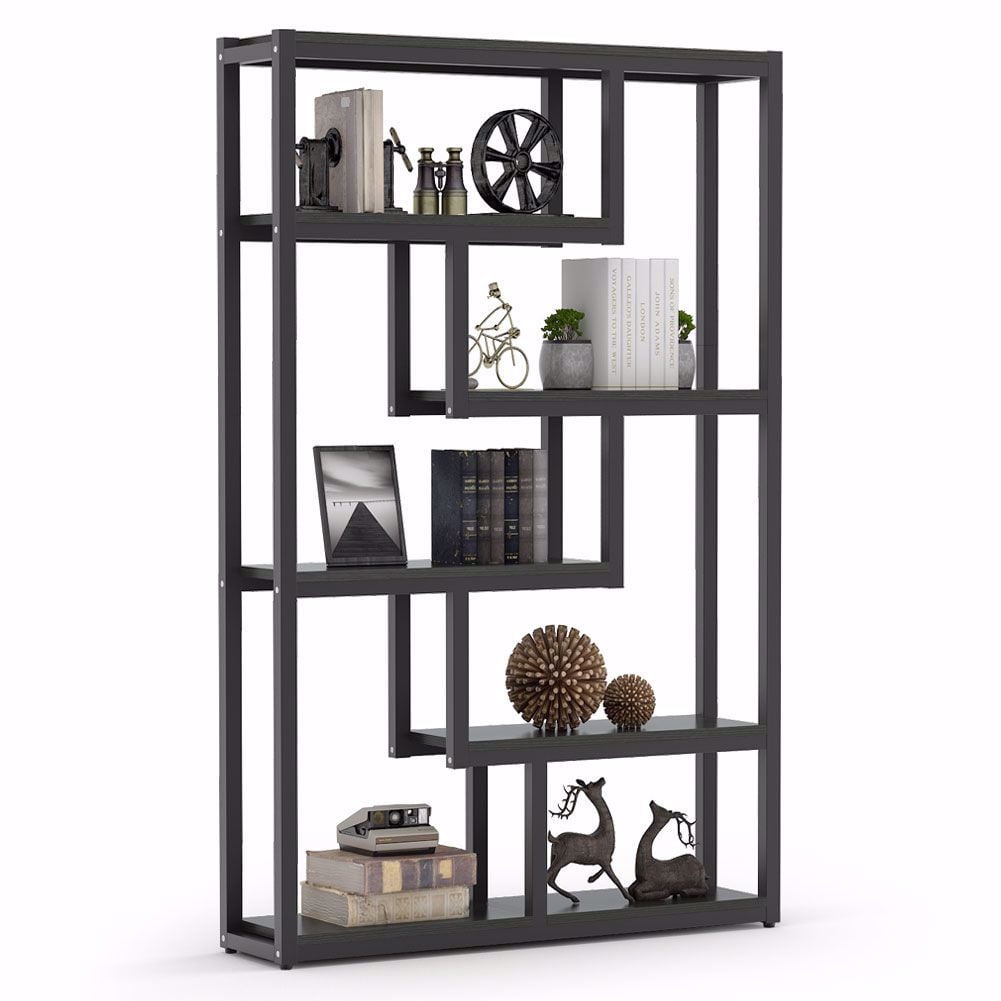 Tribesigns 5 Shelf Modern Bookshelf Industrial Etagere 