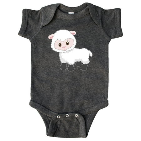 

Inktastic Cute White Lamb Gift Baby Boy or Baby Girl Bodysuit