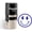 Blue, variant on Promot Round Teacher Self-Inking Stamp for Grading & Feedback (Smiley Blue)
