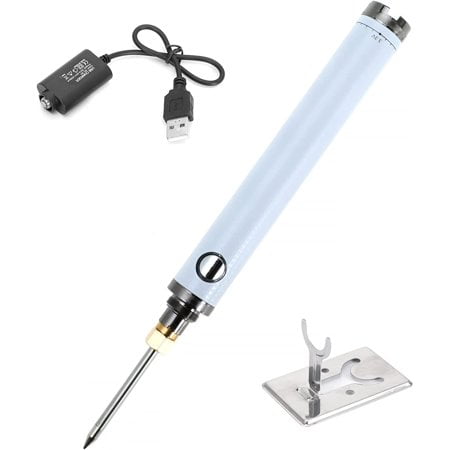 

Portable USB Cordless Soldering Iron Kit 1600mAh Wireless Rechargeable Battery Powered Wireless Charging Welding Tool 510 Gun Pen Electronic Soldering Kit