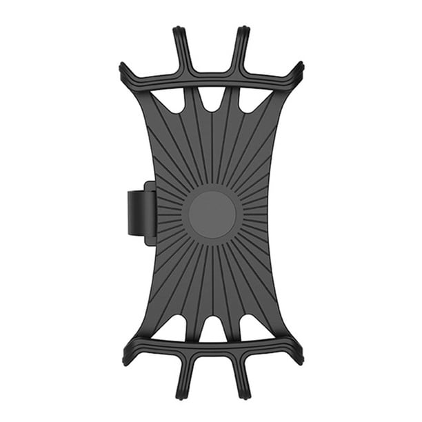 Sywqhk Soporte para teléfono móvil de bicicleta de silicona Soporte para teléfono Soporte para manillar (Gris)