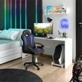 thumbnail image 2 of Techni Mobili Chaise de Course pour Enfants et Étudiants avec Roues, Bleu, 2 of 7