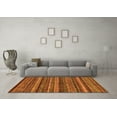 thumbnail image 3 of Ahgly Company Indoor Rectangle Abstract Orange Modern Area Rugs, 5' x 8', 3 of 4