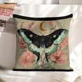 thumbnail image 6 of butterfly flowers crescent linen throw pillowcase decoration pillowcase gifting preferred 18x18 inch cushion cover 2 sets sofa pillowcase sofa bedroom living room car, 6 of 8