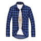 thumbnail image 3 of Camisa a cuadros para hombre, camisa informal con botones y cuadros, manga larga, ajustada, para primavera y otoño, de marca, suave y cómoda, a la moda, 3 of 5
