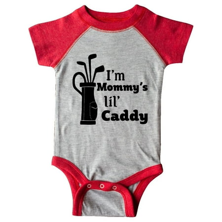 

Inktastic I m Mommy s Lil Caddy- golf for kids Gift Baby Boy or Baby Girl Bodysuit