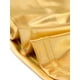 thumbnail image 5 of Disfraz de Halloween Top corto metalizado de manga corta con cuello alto para mujer Amarillo oro M, 5 of 5