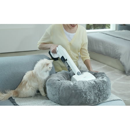 RAYCOP - Omni Air UV+ Compact Cordless Stick Allergen Vacuum - White