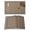 Brown, variant on Geometric Greek Key Design Placemats Set of 4 Red Place Mats Table Mats Kitchen Dining Home Outdoor Party Table Decoration