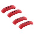 thumbnail image 1 of Oleegame 2PC Kitchen Utensils Set Silicone Hot Handle Heat Pot Side Handle Pot Ear Replacement Steamer Handle Sleeves Pan Grip Cover For Woks Pans Griddles Cookware Skillet Red, 1 of 9