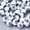 Snowflake - Blue, variant on GKNET 20x Colorful Electroplate Glass Beads 10mm Christmas Theme Star Bell Snowflake-Snowflake - Blue