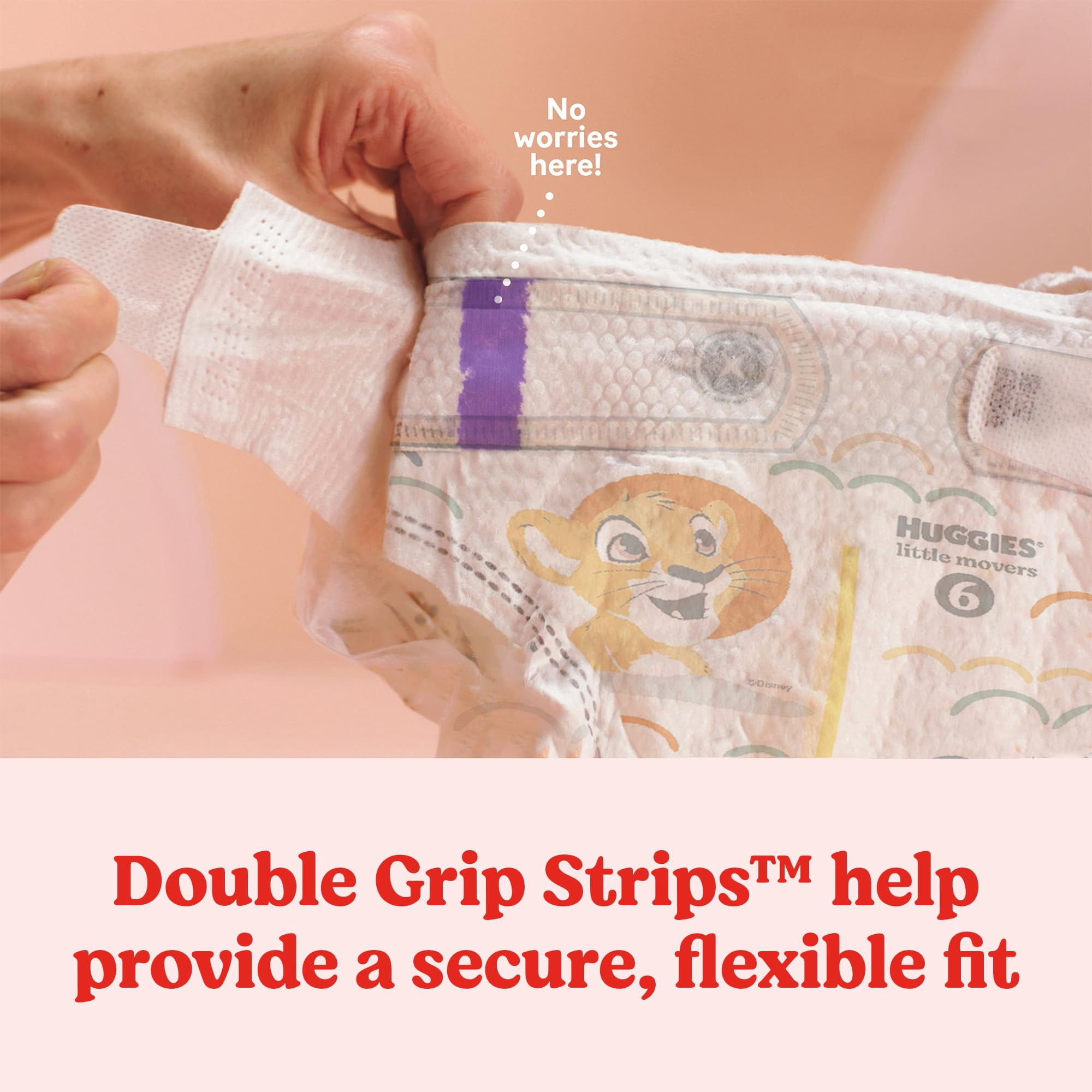 Huggies Size 5 Diapers, Little Movers Baby Diapers, Size 5 (27+ lbs), 19 Count
