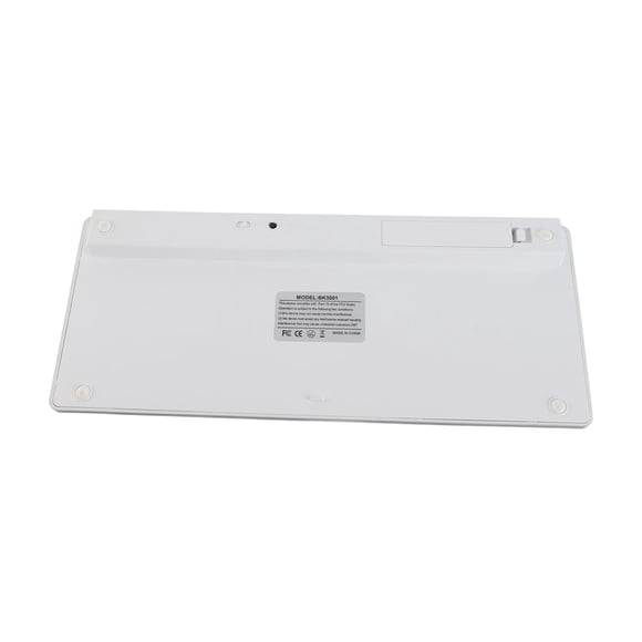 Keyboard Bilingual Super Slim Cordless Keyboard Comfortable for PC Laptop Tablet User Friendly Ergonomic Design Silver