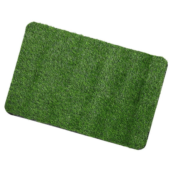 RENACLIPY 1-Pack Outdoor Turf Grass Doormat with Anti- Backing, Pet-Friendly Entrance Mat