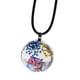 thumbnail image 1 of Collar con Colgante de Cristal con de Y Flores Secas Reales Naturales, Y a, 1 of 9