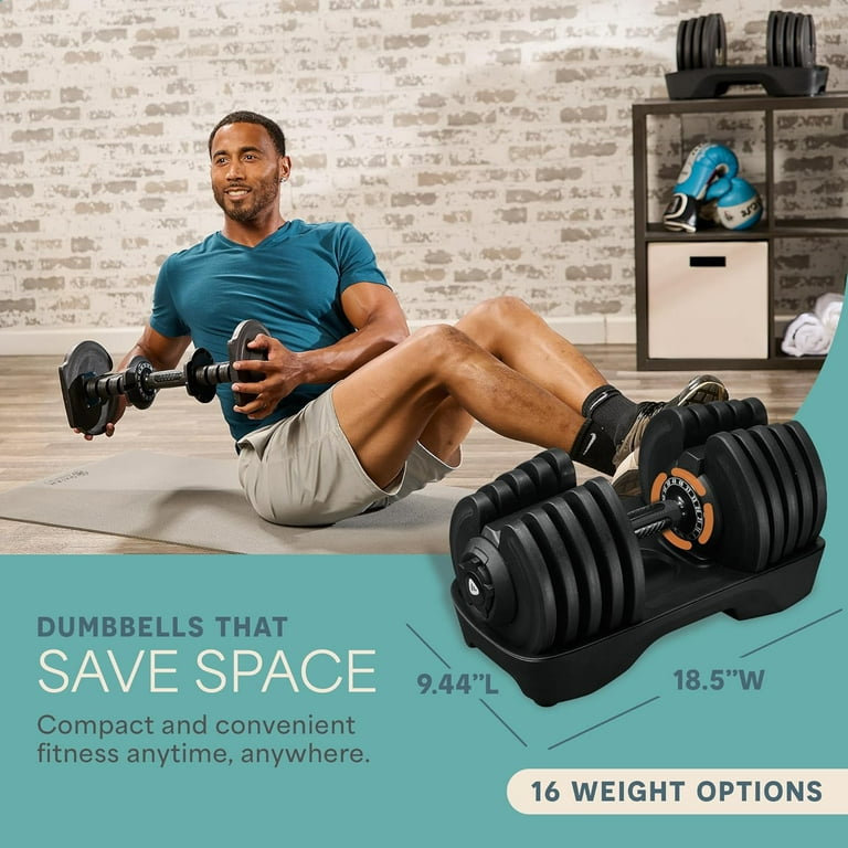 LifePro Adjustable Dumbbell Single Easy Dumbbells Weight