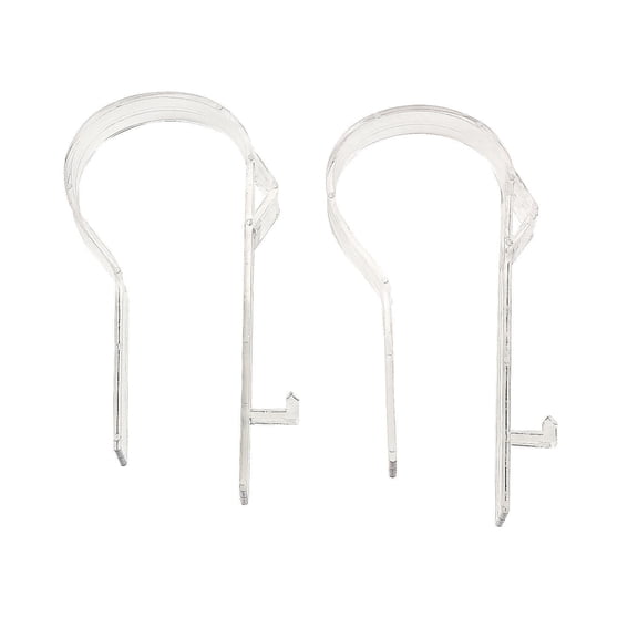 Fun Express Pew Clips for Wedding Clear Plastic 12 Pieces