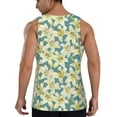 thumbnail image 3 of Xecao Lilies Flowers Men's Tank Top Workout Quick Dry Sleeveless Gym Jogging Muscle Shirts Summer Swim Beach Tops, 3 of 9