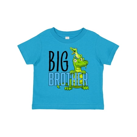 

Inktastic Big Brother with Cute Alligators Gift Toddler Boy or Toddler Girl T-Shirt