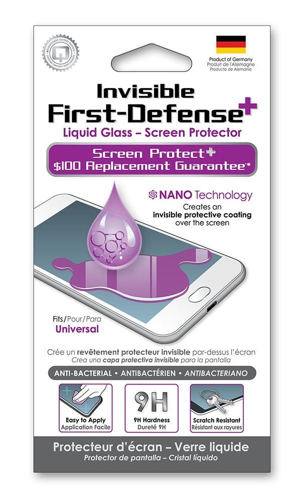 Qmadix Liquid Glass Screen ProtectorInvisible FirstDefense+ Liquid