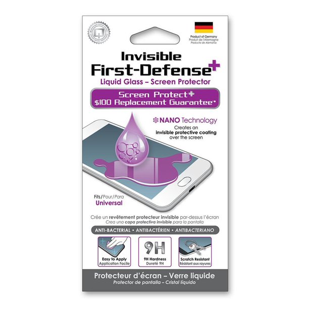 Qmadix Liquid Glass Screen ProtectorInvisible FirstDefense+ Liquid