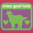 thumbnail image 3 of CafePress - Crazy Goat Lady Women's Classic T Shirt - Women's Traditional Fit Dark T-Shirt, 3 of 4