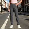 thumbnail image 2 of RTKFRFLM Uniform Pants for Girls School Trousers for Kids for School and Everyday Wear Uniform Pants for Girls Comfort Fit Back to School Clothes, 2 of 6