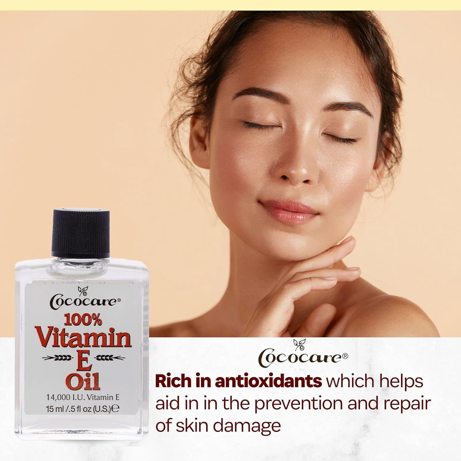 Cococare 100% Vitamin E Oil 0.5 fl oz Pack of 3
