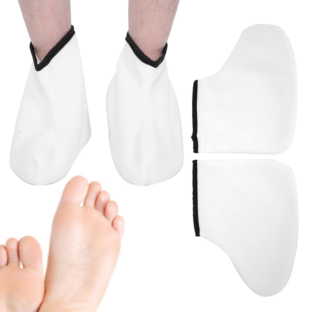 Paraffin Wax Booties, Paraffin Therapy Booties Non Fading Cotton Hook Loop Designs  For Home