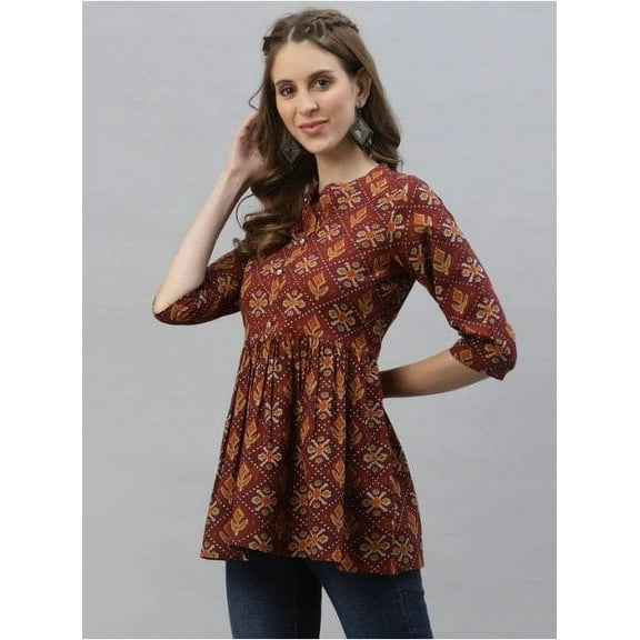 Tunic Tops | Tunics for Women | Tunic Tops for Jeans | Tunics for Leggings | Ladies Tunic Tops | Indian Kurta for Women | Short Kurti Top