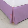 thumbnail image 4 of PiccoCasa Bed Skirt Double Brushed Microfiber with Dust Ruffle, King Light Purple, 4 of 7