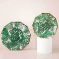 thumbnail image 6 of Efavormart 25 Pack | 9" Green Leaf Decagon Dinner Paper Plates, Disposable Party Plates, 6 of 11