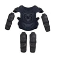 thumbnail image 1 of 5 piezas de armadura de motocicleta para niños, equipo de protección de cuerpo completo para niños con coderas y rodillas S, 1 of 9