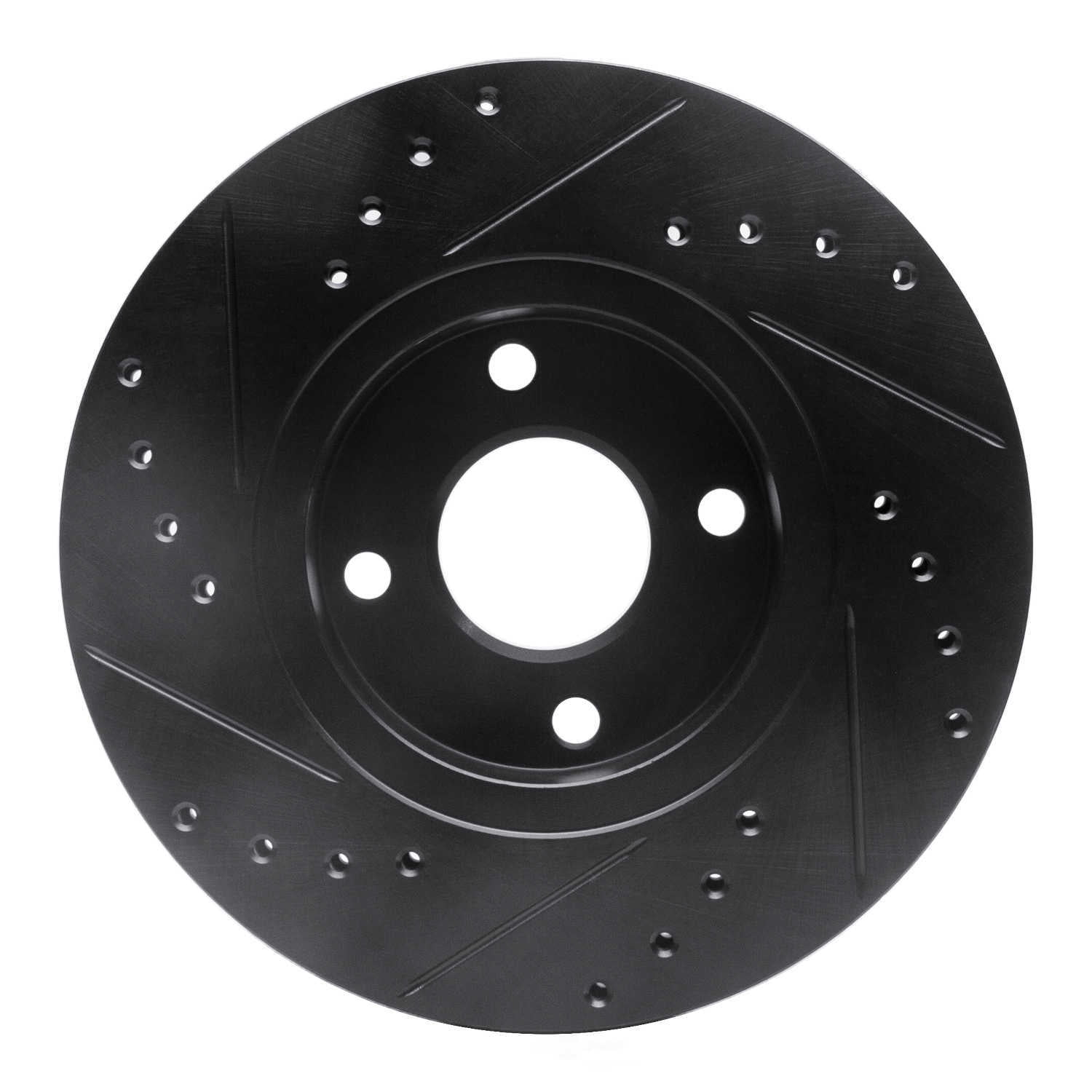 Dynamic Friction Company 633-56017R DFC Brake Rotor - Drilled And Slotted - Black