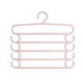 thumbnail image 3 of Yuarrent Estante de almacenamiento de pantalones 5 en 1 multifuncional, 2 uds., estante de almacenamiento ajustable para pantalones, organizador de Almacenamiento y organización del hogar Rosado Yuarrent HA004464-02, 3 of 6