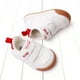 adviicd Bambin Sneakers Bébé Chaussures Garçon Fille Bébé Sneakers Antidérapantes Premières Marchettes Rouge,19 – image 5 sur 5