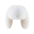 thumbnail image 2 of Roncen Furry Beanie Bunny Ears Hat Fluffy Warm Hat Plush Slouchy Beanies for Indoor and Outdoor, 2 of 2