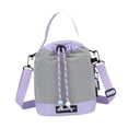 thumbnail image 3 of Bolso bandolera multifunción para botella de agua con correa ajustable y aislamiento térmico. Gris violeta, 3 of 7