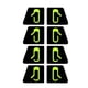 thumbnail image 1 of 8Pcs/Set for Tesla Model 3 Sticker Luminous Button Sticker Kit, 1 of 5