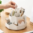 thumbnail image 5 of JZROCKER Pen Holder 360掳 Rotating Desk Organizer Pencil Cup Stationery Storage Box, 5 of 15
