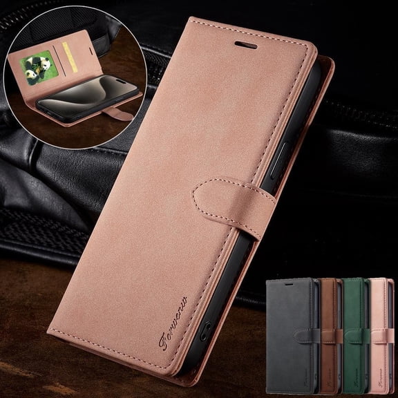 Magnetic Flip Wallet Leather Case For iPhone 15 Pro Max 14 Pro Max 14Plus 13 Pro Max 12 Pro Max 11 ProMax XSMAX XR XS 8 7 Plus SE2 Leather Phone Case