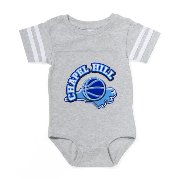 CafePress - Chapel Hill Basketball 2 - Cute Infant Baby Football Bodysuit