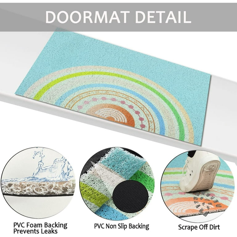 Colorful Doormats, Non-slip Entrance Front Door Rug, Funny Indoor