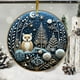thumbnail image 4 of Adorno Colgante Navideño Acrílico de 8 Cm (3.15 Pulgadas) | Impresión Duradera a Doble Cara | Regalo Navideño para Familiares y Amigos | Decoración para Árbol, Pared y Espejo Retrovisor de Coche, 4 of 6
