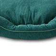 thumbnail image 4 of Vibrant Life Large Oval Corduroy Cuddler Pet Bed, Green, 30" x 27", 4 of 6