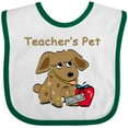 thumbnail image 3 of Inktastic Teacher's Pet Boys or Girls Baby Bib, 3 of 4