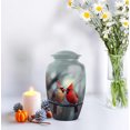 thumbnail image 4 of MUKTIVE Cardinal Urn for Women - Cremation Urns for Human Ashes Adult Female - Large Memorial Urns for Human Ashes - 10 Inch Urn for Grandma, 4 of 7