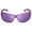 Matte Purple | Purple Mirror, variant on Oversized Wrap Around Sport Polarized Sunglasses for Men Driving Fishing Golf TR90 Frame Sun Glasses