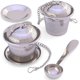 thumbnail image 1 of U Chef 2 Infusores Té Acero Inoxidable Grado Alimenticio Cuchara Charola, 1 of 8